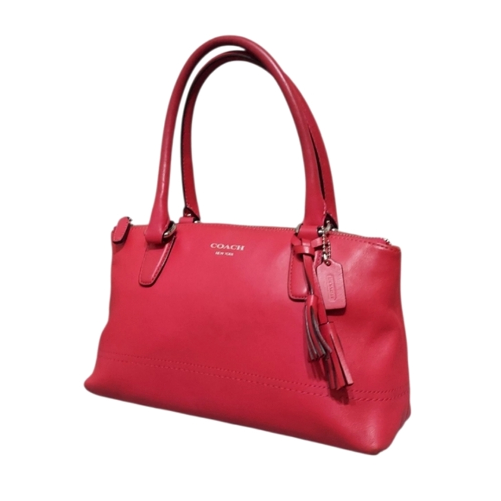 Coach Legacy Mini Leather Tassel Shoulder Bag EUC - Picture 3 of 11